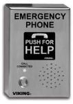 VoIP ADA Compliant Stainless Steel Vandal Resistant  Emergency Phone with Dialer and Voice Announcer