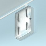 18in. ABS Surface Mount Lock Box with T-Bar Bracket for AP Translucent Hinged Door