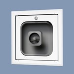 3in. Deep Recessed Wall Mount for WAPS (Clear Polycarbonate Dome)