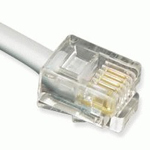 6in. in. - 4 Conductor Modular Line Cord Grey ***Call For Current Pricing***
