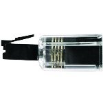 Phone Cord Detangler Landline Telephone Accessory Clear/Black