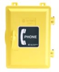 Weatherproof Telephone Enclosure Yellow