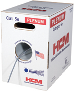 CAT5e Plenum F/UTP 1 000ft. Reel Gray