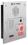 Emergency Telephone Single-Button Auto-Dial with CALL Pushbutton and Keypad Flush-Mount with Voice Annunciation Option