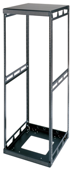 Slim 5 Series Rack  21 RU  26in. D  Black powder coat finish