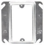 4in. Square 1/2in. Raised One Gang Device Ring Box of 50