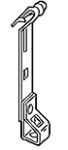 AF-Ti/T Rod to Z Purlin Clip 3/8in. Hole Plain 1/16in. -1/4in. Flange (Box of 100)