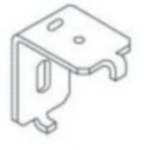 Pin Driven Angle Bracket 3/16in. Hole (Box of 50)