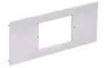 Angled Plate 4 Port White