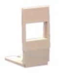 AMO Bracket Single Jack Office White (Pack of 10)