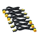 Power Cord Kit (6 ea)  Locking  C13 to C14 (90 Degree)  1.8m