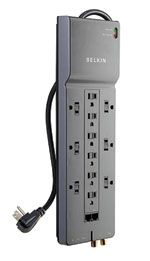 10 Ft 12 Outlets 3996 Joules Surge Protector w/ Phone/Ethernet/Coax Protection ** Call For Current Pricing **