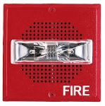 Chime Strobe Round Ceiling 24 VDC 15/30/75/95CD Red