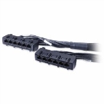 APC Data Distribution Cable  CAT6 UTP CMR 6XRJ-45 Black  50FT (15.2M)