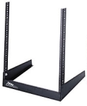 Desktop Rail Rack DR Series DR-12 Steel Black Powder Coat finish