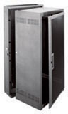 Wallrack with Plexi Door 20in. Deep DWR Series Textured Black Powder Coat Finish ***Drop Ship Only***