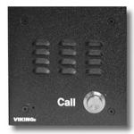 Speaker Phone with Call Button & Black Aluminum Faceplate Flush Mount with Included Rough-In Box or Surface Mount with an Optional VE-5x5