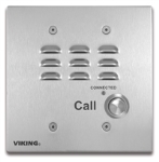 VoIP ADA Compliant Stainless Steel Emergency Phone with Dialer and Voice Announcer Flush Mount in a Double Gang Box or Surface Mount with Optional VE-5x5