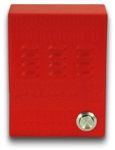 ADA Compliant Emergency Phone with Dialer and Voice Announcer Red with no Silkscreen Surface Mount Only with Enhanced Weather Protection (EWP) with CE Mark