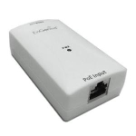 Single-port Power Converter which converts its 48V 802.3af/at power source into 24V power output.