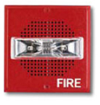 8 Watt Speaker Strobe Wall 24 VDC 15/30/75/110CD Red