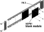 4 Space (3 1/2in. ) UCP Frame Kit with Hardware