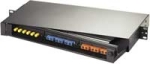 Optichannel Rack Mount Panel 3 FSP Adapter Panels Unloaded Black