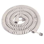 Telephone Handset Cord with Light Gray Cable with 1.5 Inch Lead  25 Ft  ***Call For Current Pricing***