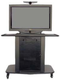 Single Display AV Cart  Supports Display up to 60in. 15RU