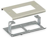 Metal Raceway HBL3000 Series Rectangular StyleLine Cover Ivory