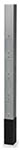 Aluminum Service Pole 3 Service 10ft. 2in. Blank Pole Divider 4 Decorator Device Knockouts Gray **Drop Ship Only**