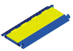 TrukTrak Modular Cable Protection System 2 Channel 36in. Trak Blue & Yellow