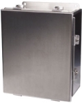 Hi-Impact Consolidation Point Cabinet NEMA 4X 12in. H x 12in. W x 8in. D Stainless Steel