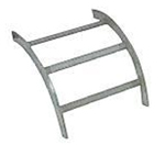 NextFrame Ladder Rack Inside Radius 6in. Black