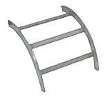 NextFrame Ladder Rack Inside Radius 12in. Gray