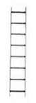 NextFrame Ladder Rack Straight Section 6ft. L x 24in. W Gray