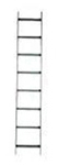 NextFrame Ladder Rack Straight Section 10ft. L x 12in. W Gray **Drop Ship Only**