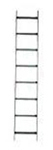 NextFrame Ladder Rack Straight Section 10ft. L x 18in. W Gray **Drop Ship Only**