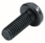 100 Pieces 12-24 Rack Screws with Washers Black finish