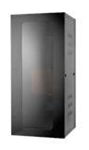 QuadCab Wall Mount Cabinet 36in. H x 36in. D Solid Door Black **Drop Ship Only**