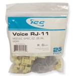 Module Voice RJ-11 EZ 25 PK Ivory