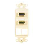 Insert Decorex 2-Port Dual HDMI Almond