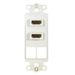 Insert Decorex 2-Port Dual HDMI White