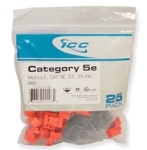 Module CAT 5e EZ 25 PK Red