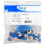 Module Cat 5E HD 25 PK Blue