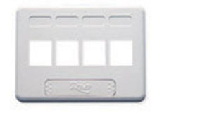 Face Plate Furniture TIA 4-Port White