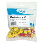 Module CAT 6 EZ 25 Pack Yellow