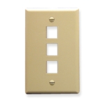 Face Plate Oversized 3-Port Ivory