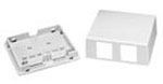 Surface Mount Box 2-Port Grey