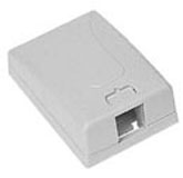 Surface Mount Box Elite 1-Port Ivory